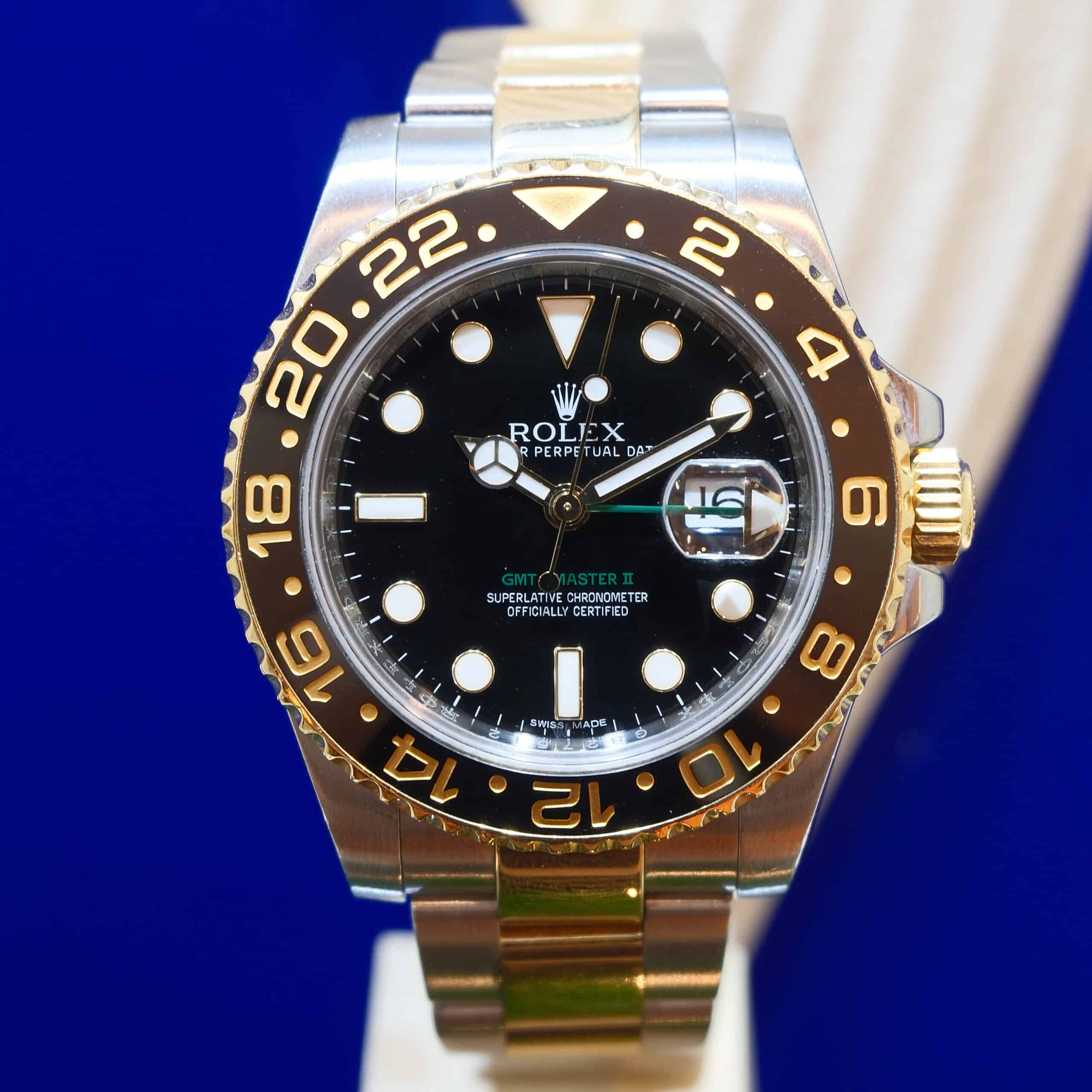 Rolex GMT MASTER II Steel & 18K Gold 116713