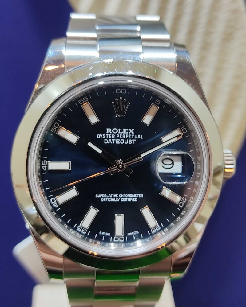 Rolex Oyster Datejust II 41mm blue dial 