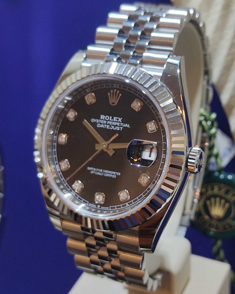 Rolex Datejust 41mm Black Diamonds Dial 