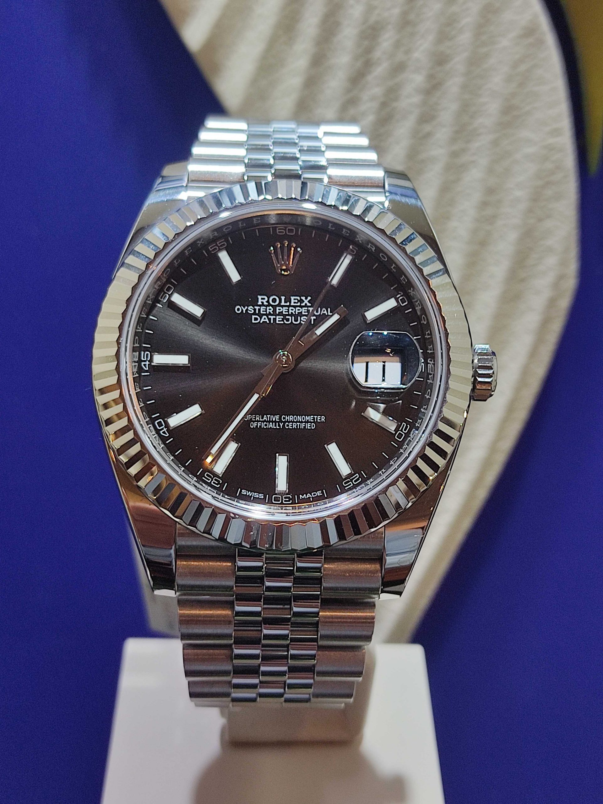 datejust 41mm black dial