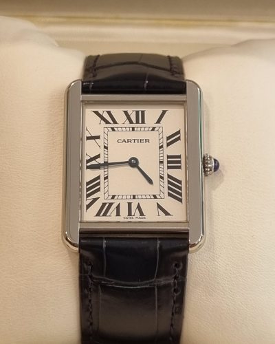 קרטייה טנק סולו לארג' פלדה דגם 3169