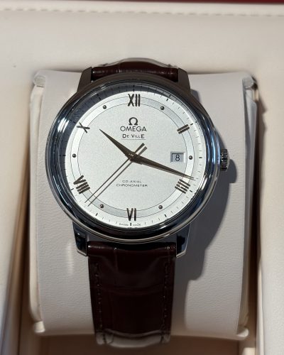 אומגה דה-וויל פרסטיג' פלדה מנגנון קו-אקסיאל אוטומטי חדש 2026! דגם. O42413402002002