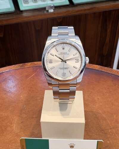 רולקס אויסטר פרפטואל 36ממ לוח סילבר