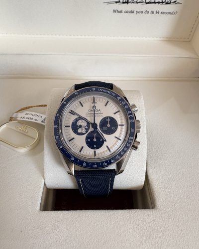 אומגה ספידמאסטר סנופי 50 שנה כחול חדש!!!!