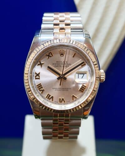 Rolex Datejust 36mm Steel & Rose Gold Pink Dial ref.116231