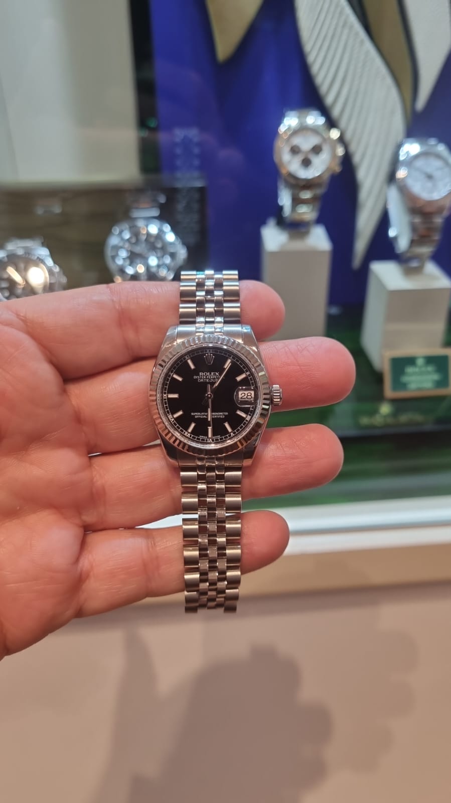 Rolex Datejust 31mm Steel Midsize Ladies 178274 Black Dial - Image 5