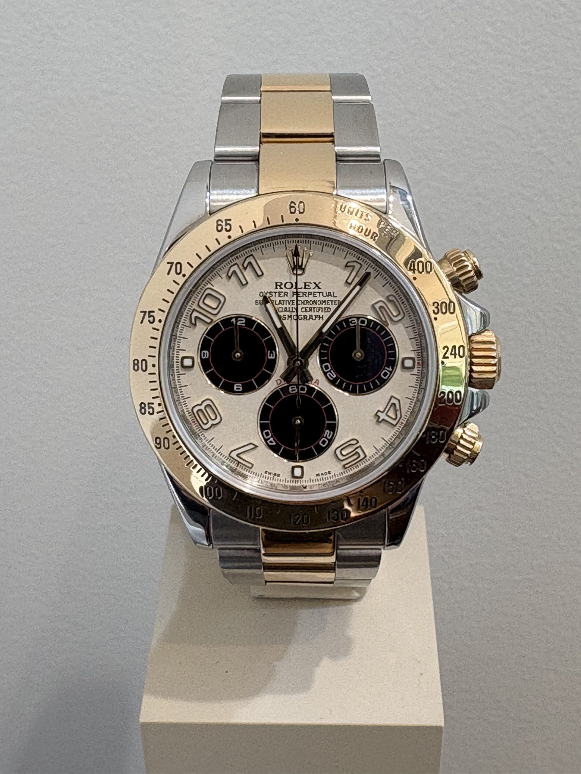 Rolex Daytona Steel & Yellow Gold Panda Dial