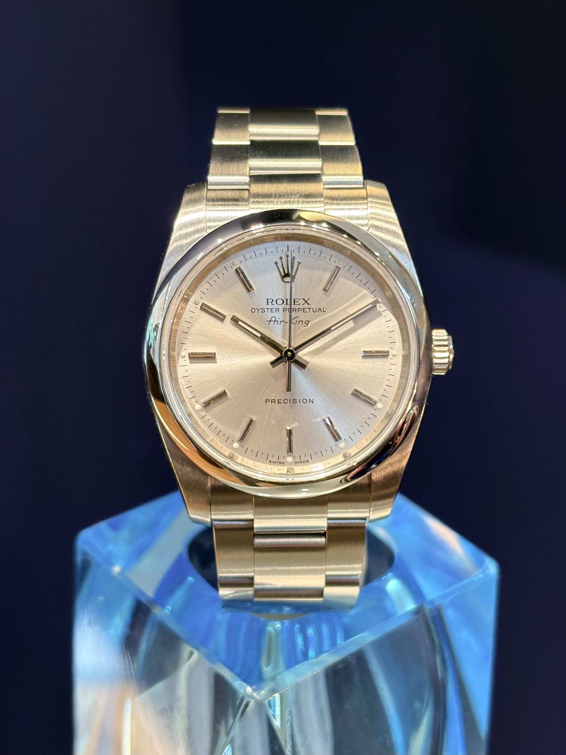 Rolex Oyster Perpetual Air King 34 mm Silver Dial ref.114210