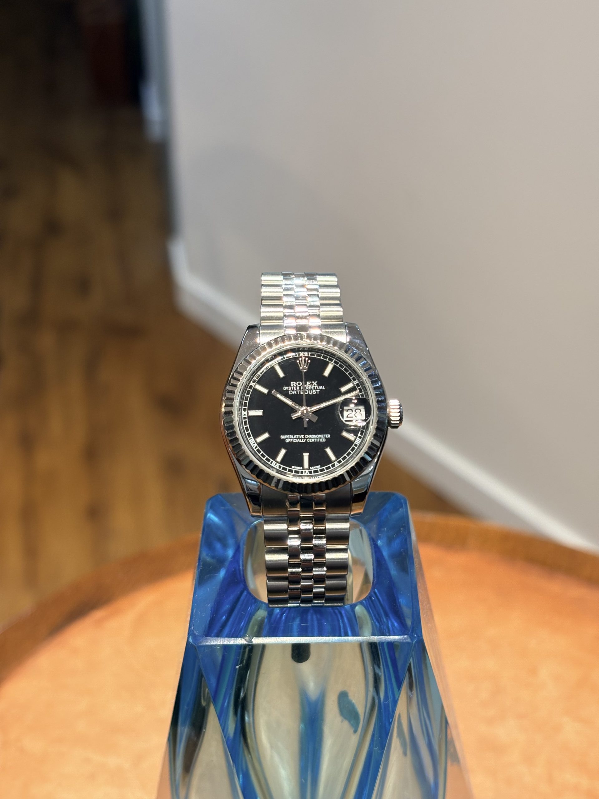 Rolex Datejust 31mm Steel Midsize Ladies 178274 Black Dial - Image 3
