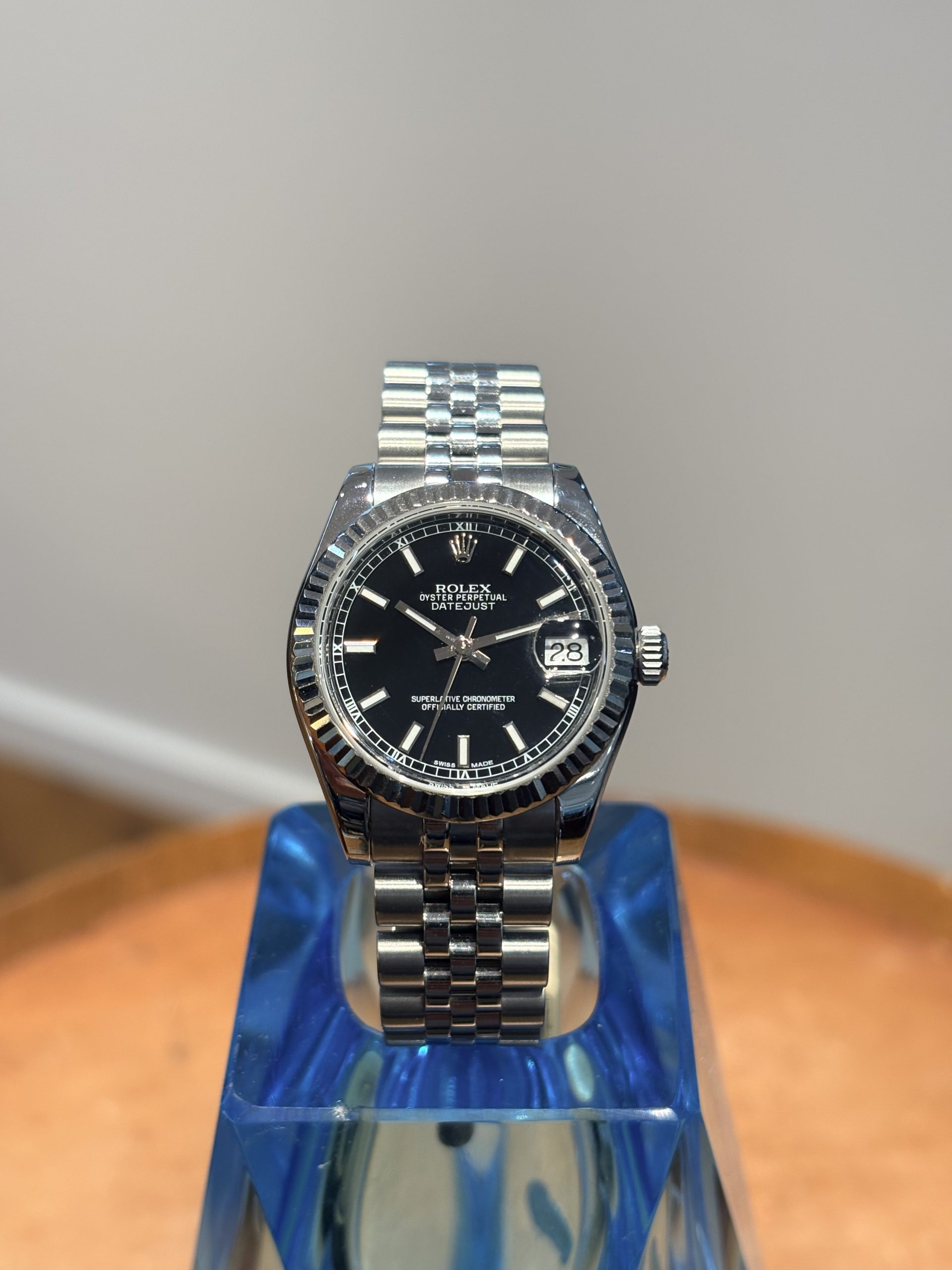 Rolex Datejust 31mm Steel Midsize Ladies 178274 Black Dial - Image 4