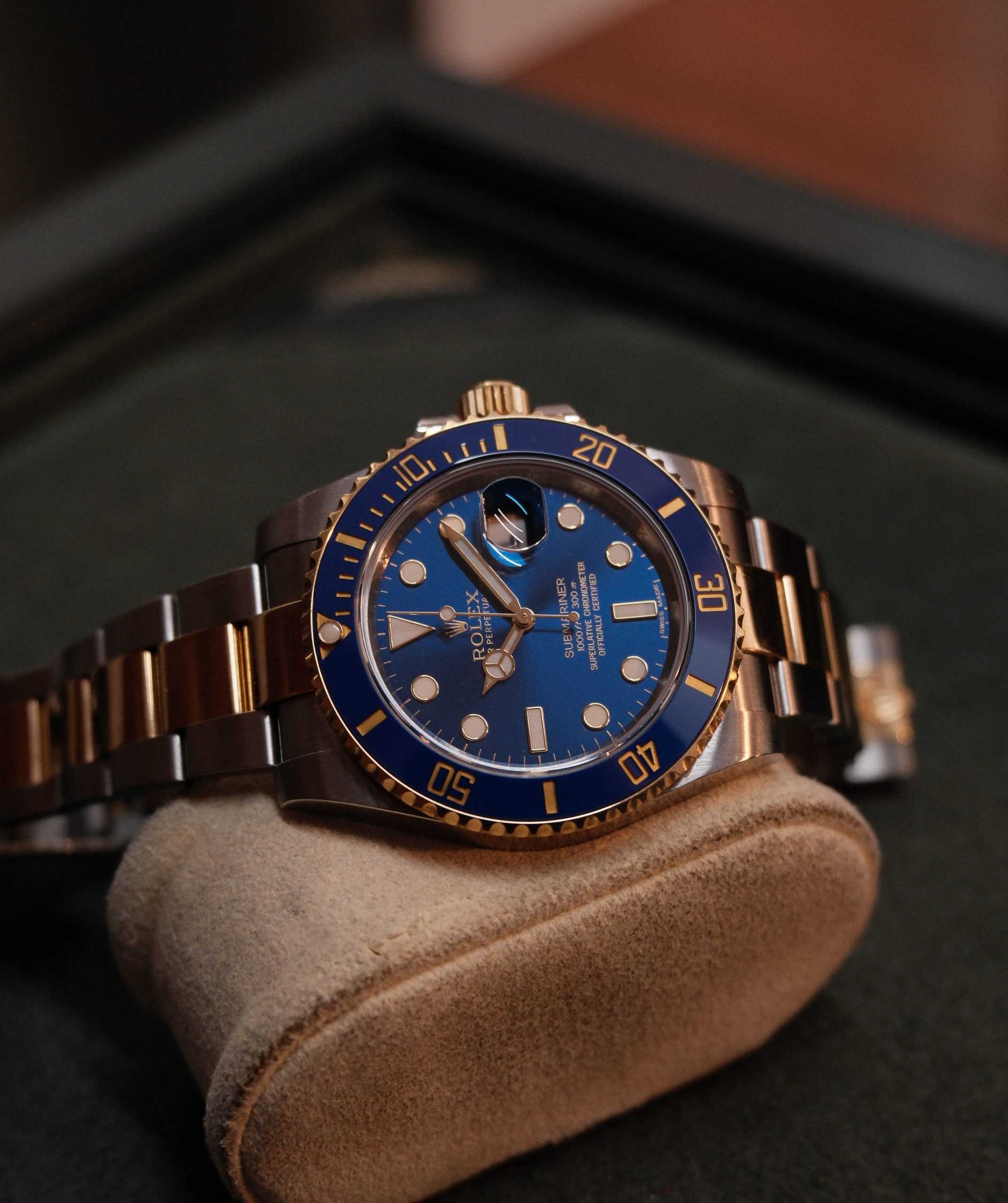 Rolex Submariner Blue Ceramic Steel & 18K Gold 116613 - Image 2