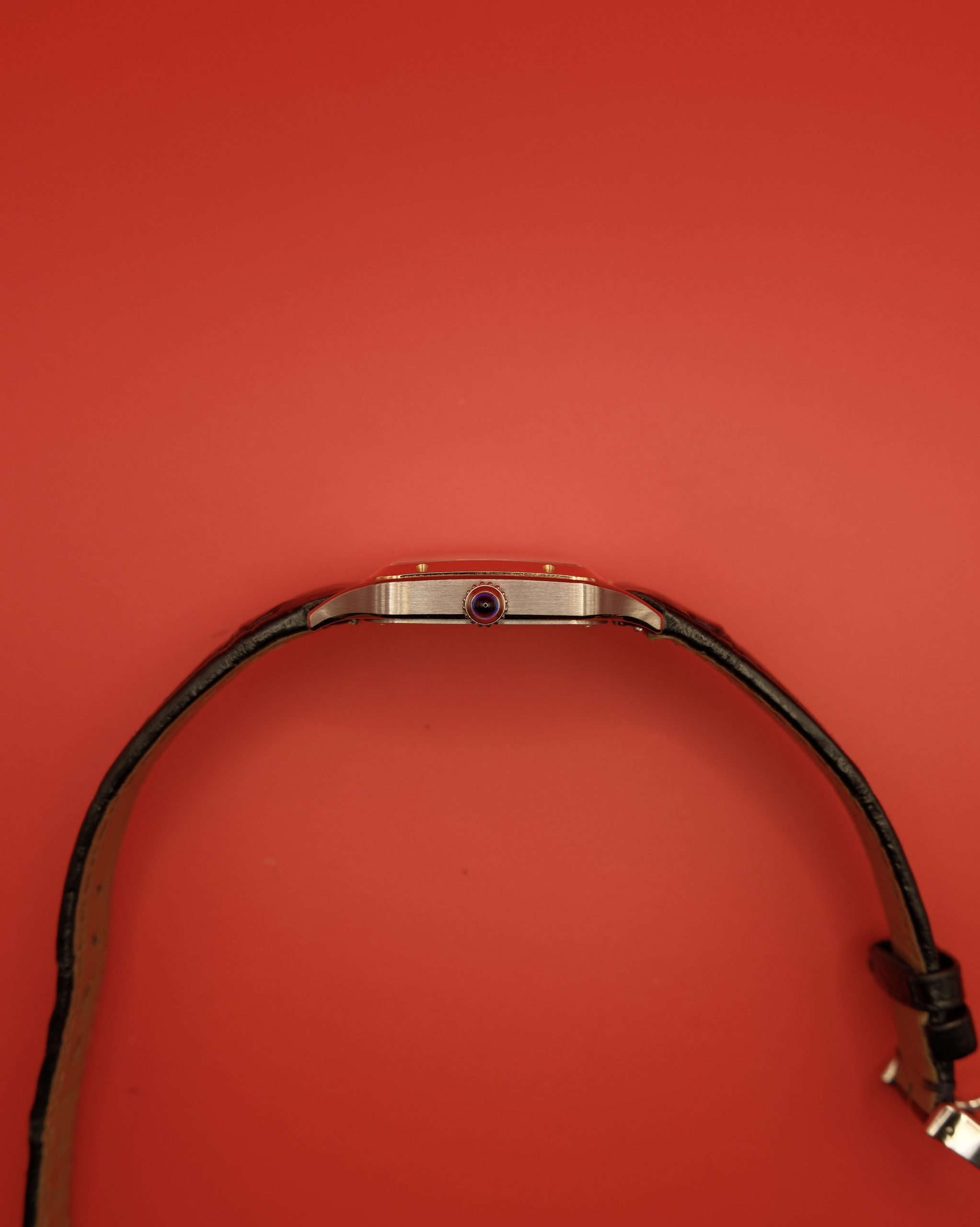 Cartier Santos Dumont Steel and Rose Gold Small - Image 5