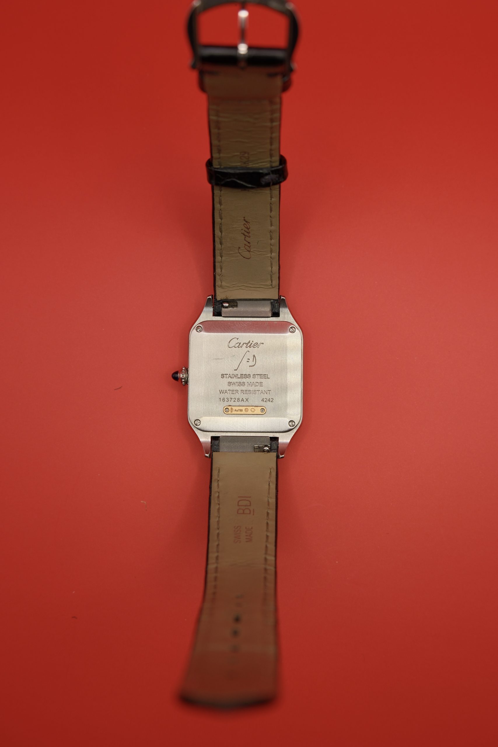 Cartier Santos Dumont Steel and Rose Gold Small - Image 4