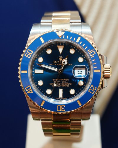 Rolex Submariner Blue Ceramic Steel & 18K Gold 116613