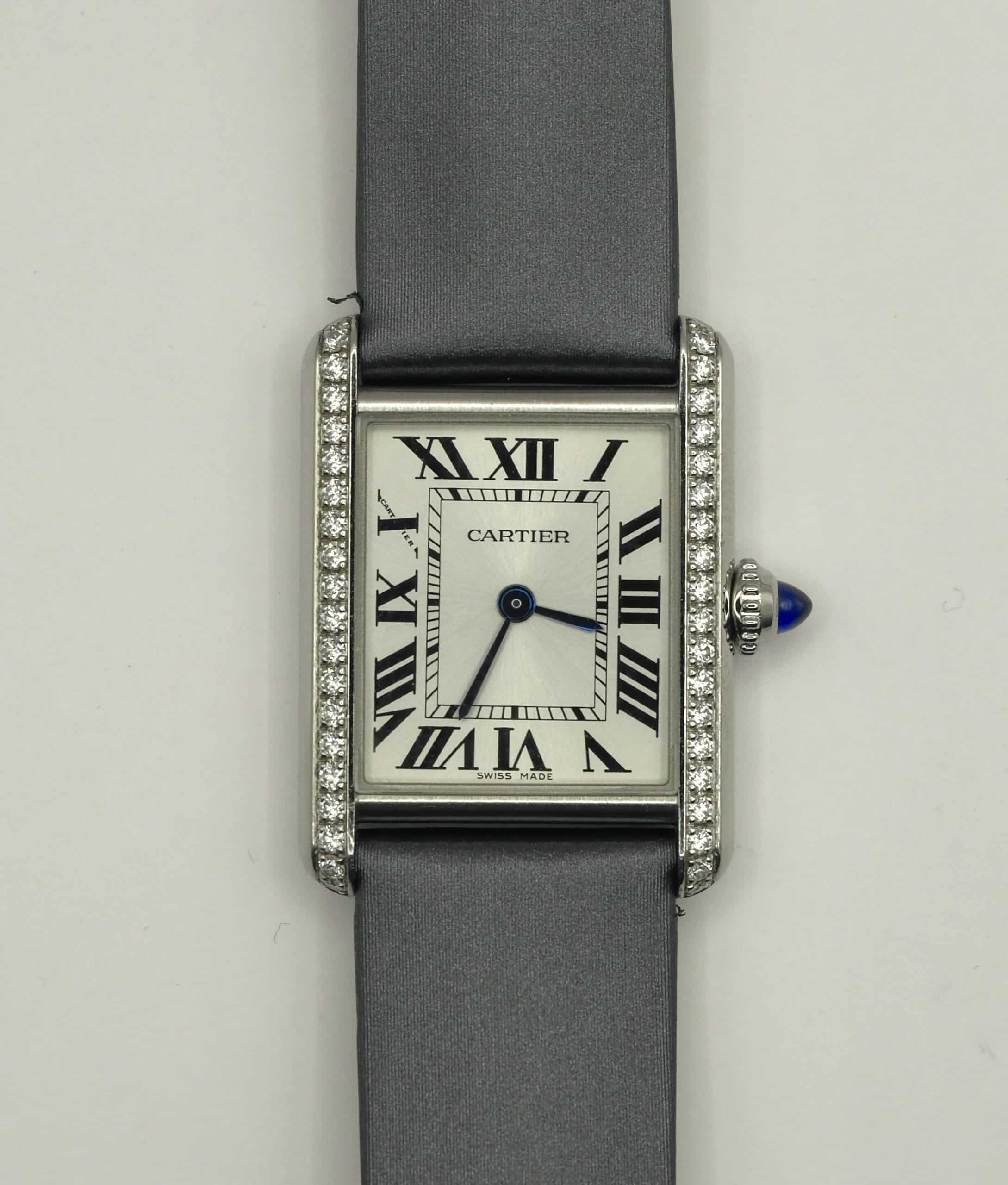 Cartier Tank Solo Small Ladies Diamonds