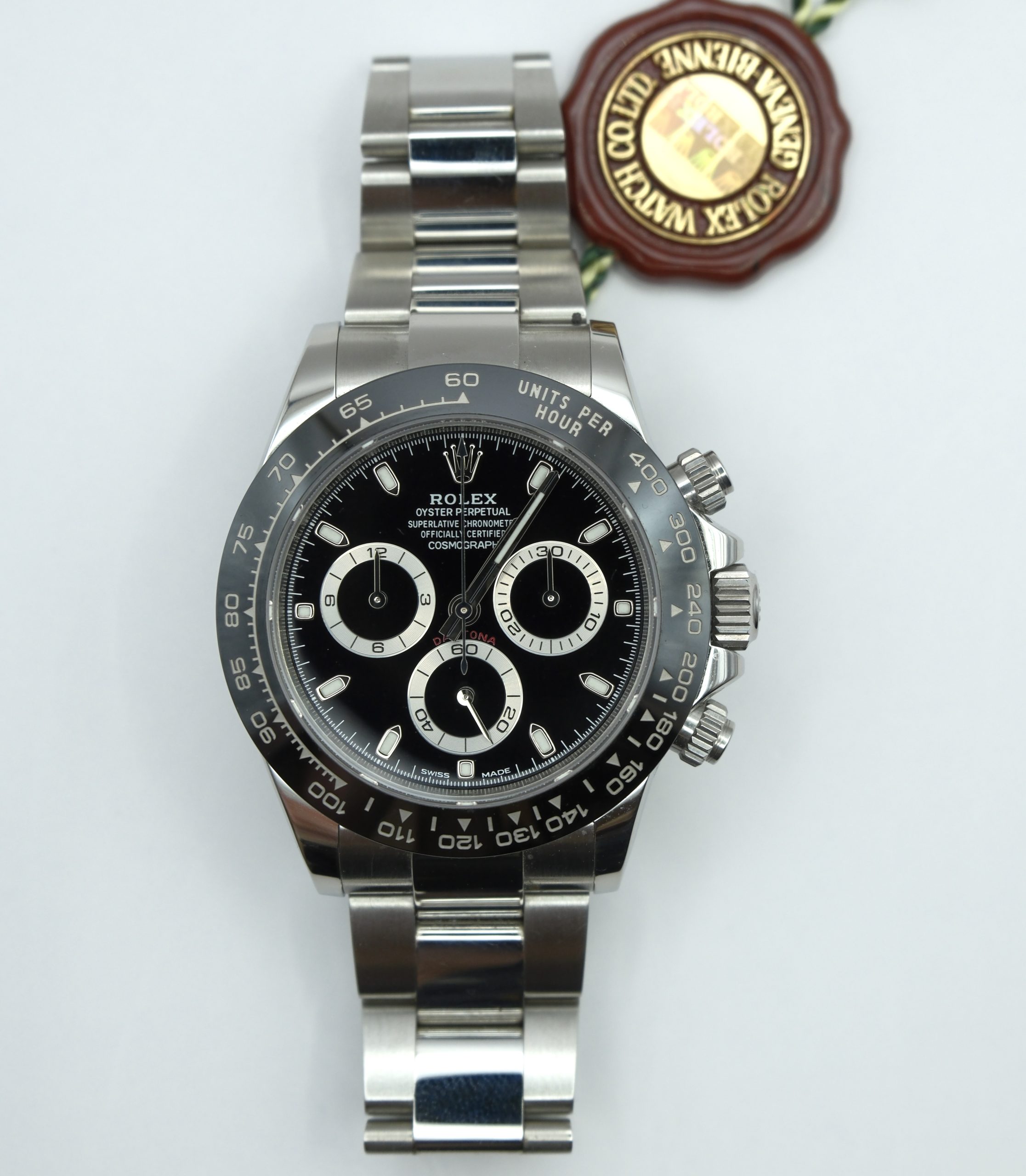 Rolex Daytona Cosmograph Steel Black Ceramic ref.116500