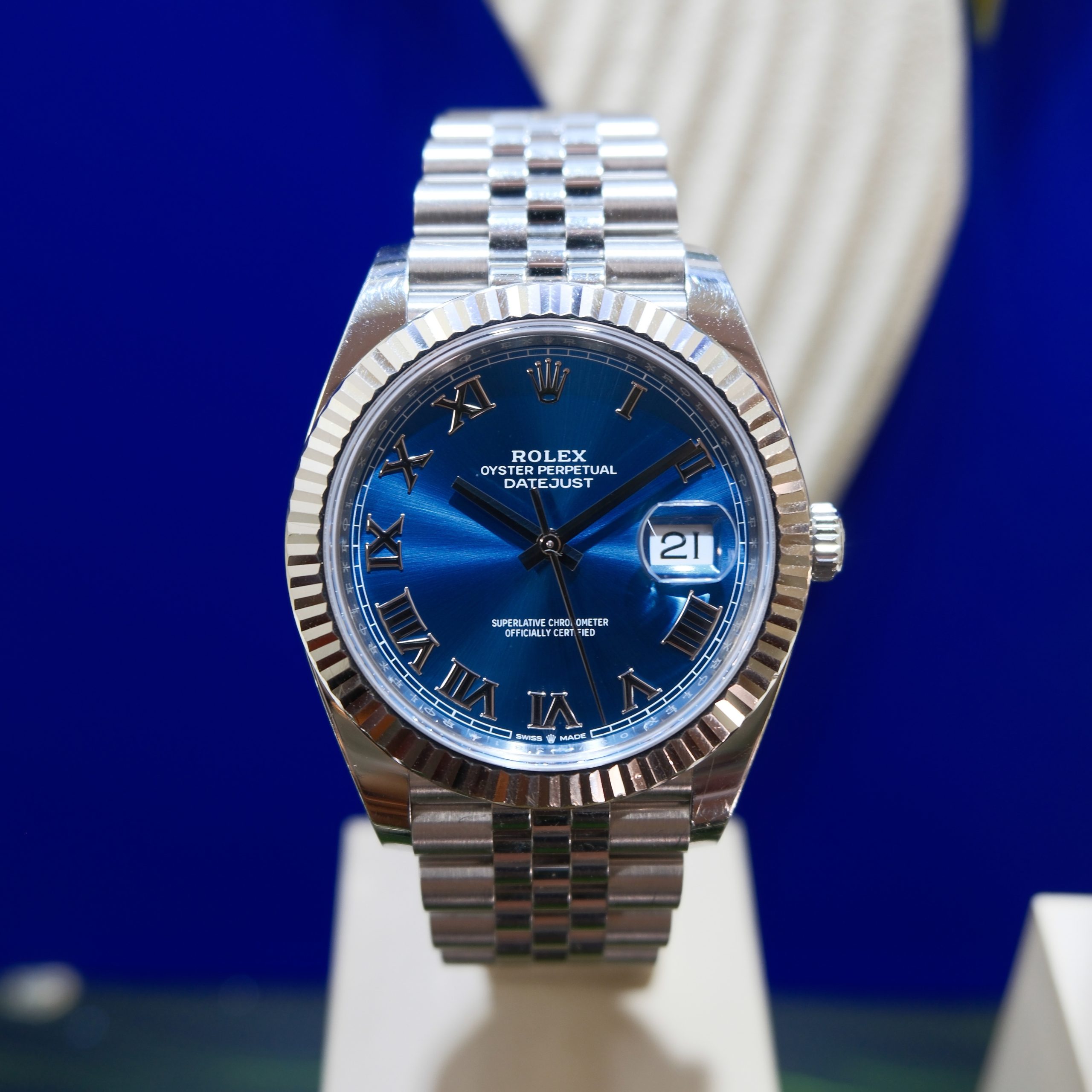 Rolex Datejust 41mm Blue Roman
