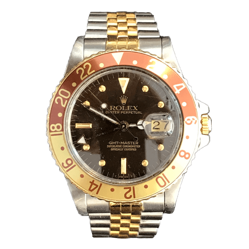 Vintage Rolex Gmt-master 16753 Two Tone in Steel & Gold | גוטהלף ע. שעונים