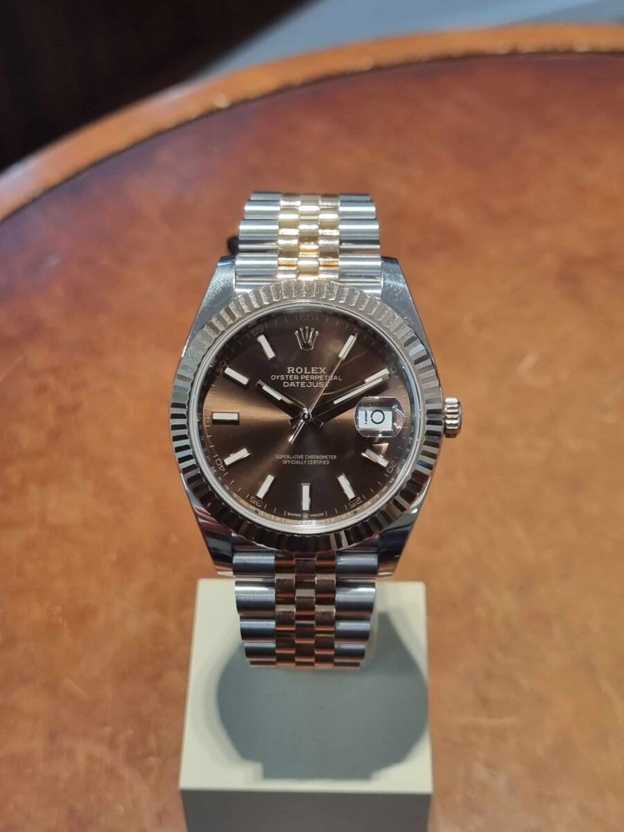 Rolex Datejust 41mm Rose Gold Chocolate Dial ref.126331 | Gothelf A. Watches — 3