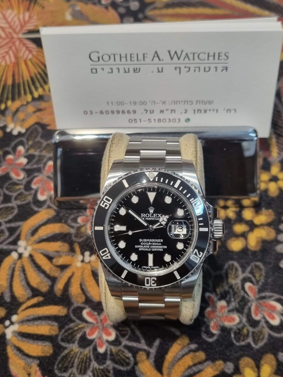 Rolex Submariner Date 40mm Ceramic Pre-owned 2016 ref.116610 | Gothelf A. Watches — 3