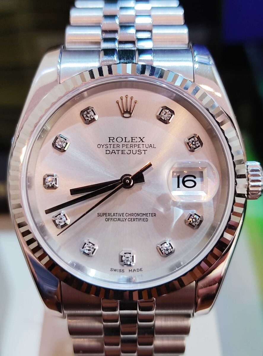 Rolex Datejust 36mm Diamonds Dial | Gothelf A. Watches