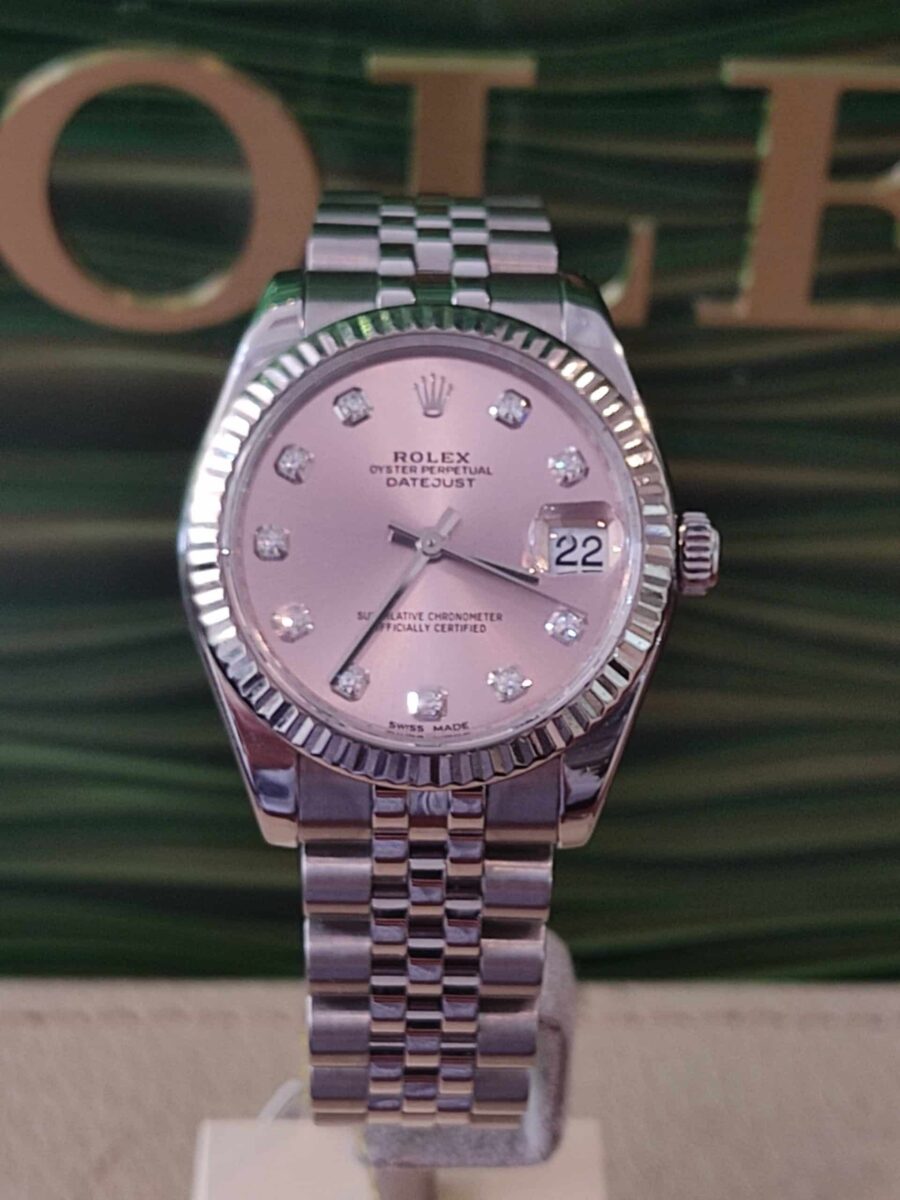 Rolex Datejust 31mm Pink Diamonds Dial | Gothelf A. Watches