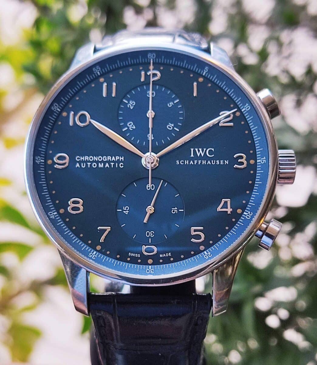 IWC Schaffhausen Portugieser Chronograph Blue Dial | Gothelf A. Watches