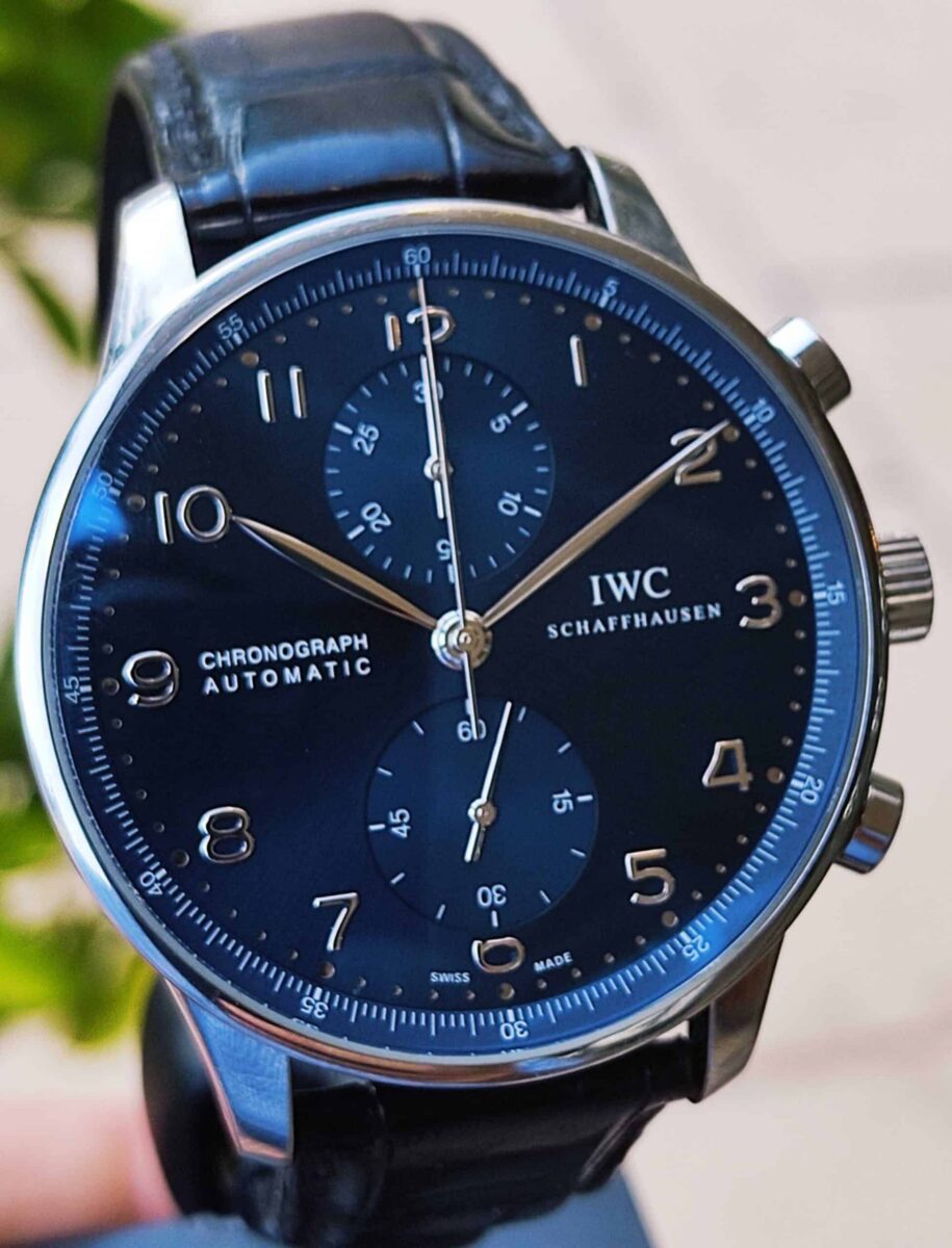IWC Schaffhausen Portugieser Chronograph Blue Dial | Gothelf A. Watches — 2
