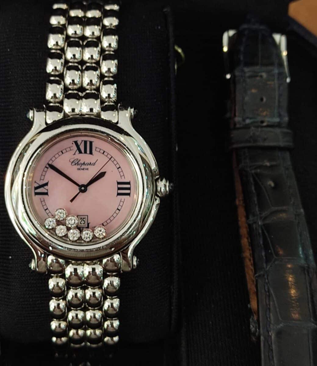Chopard Happy Sport Steel Pink Diamonds Dial | Gothelf A. Watches — 3