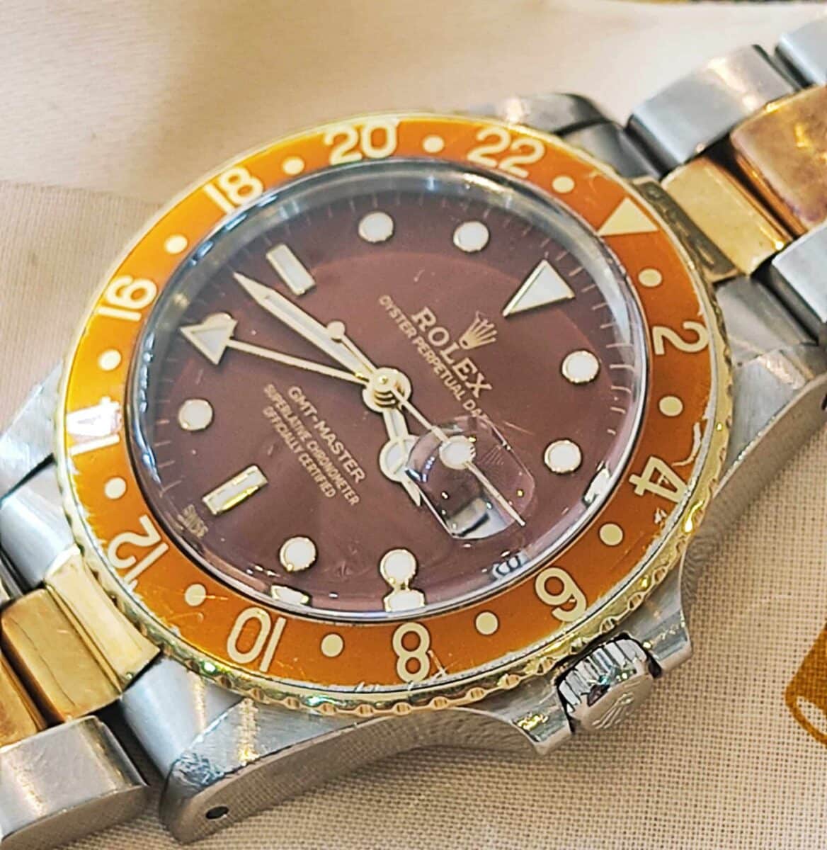 Rolex Gmt-Master “Root Beer” Vintage Ref.16753 | Gothelf A. Watches — 3