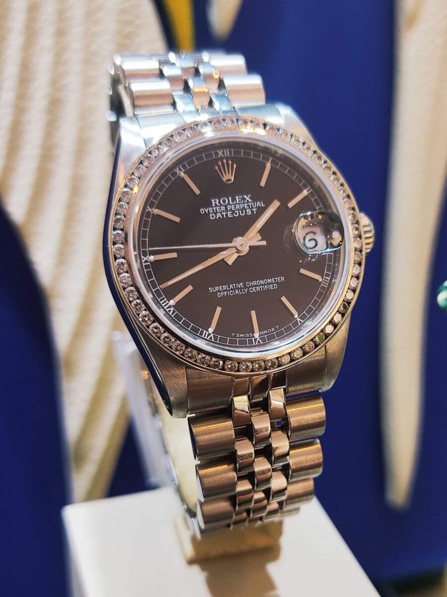 Rolex Datejust Ladies 31mm Steel + diamonds Bezel | Gothelf A. Watches