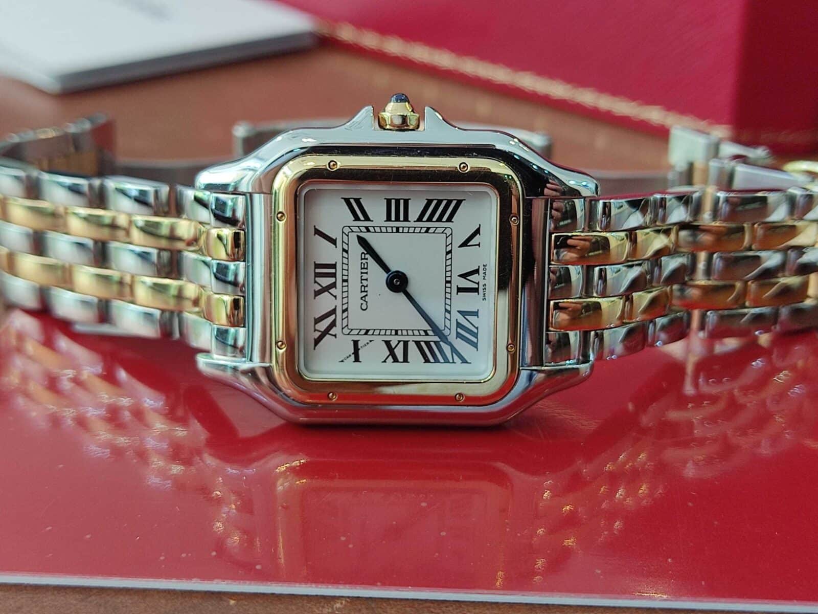 Cartier Panthère Steel & 18K Yellow Gold Medium | Gothelf A. Watches — 3
