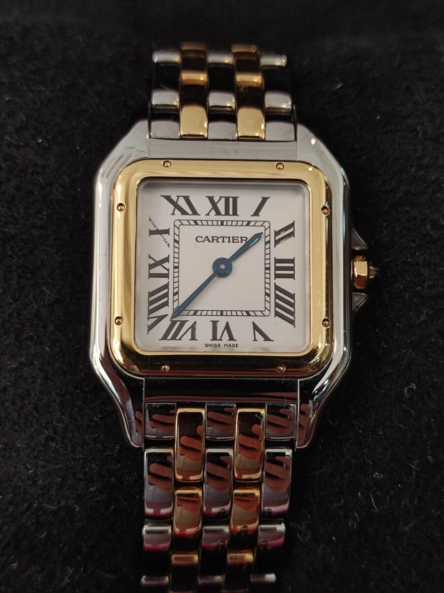 Cartier Panthère Steel & 18K Yellow Gold Medium | Gothelf A. Watches — 4