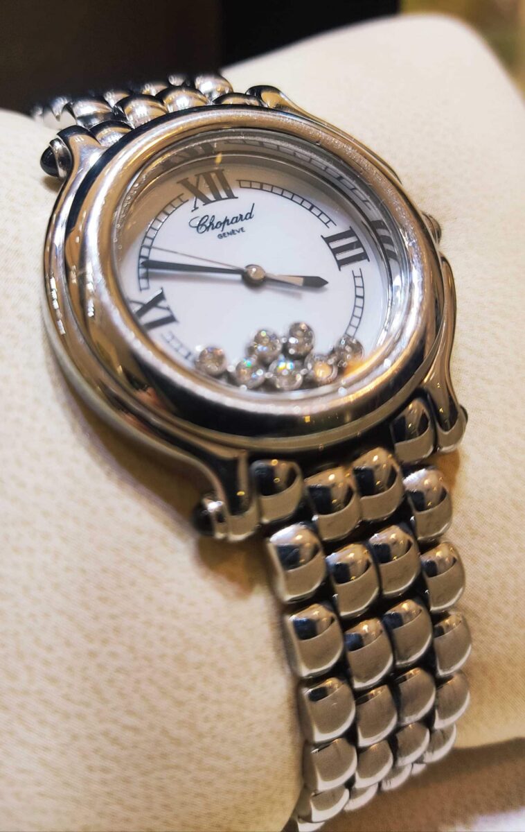 Chopard Happy Sport Diamonds Steel Quartz Ladies Watch | Gothelf A. Watches — 3