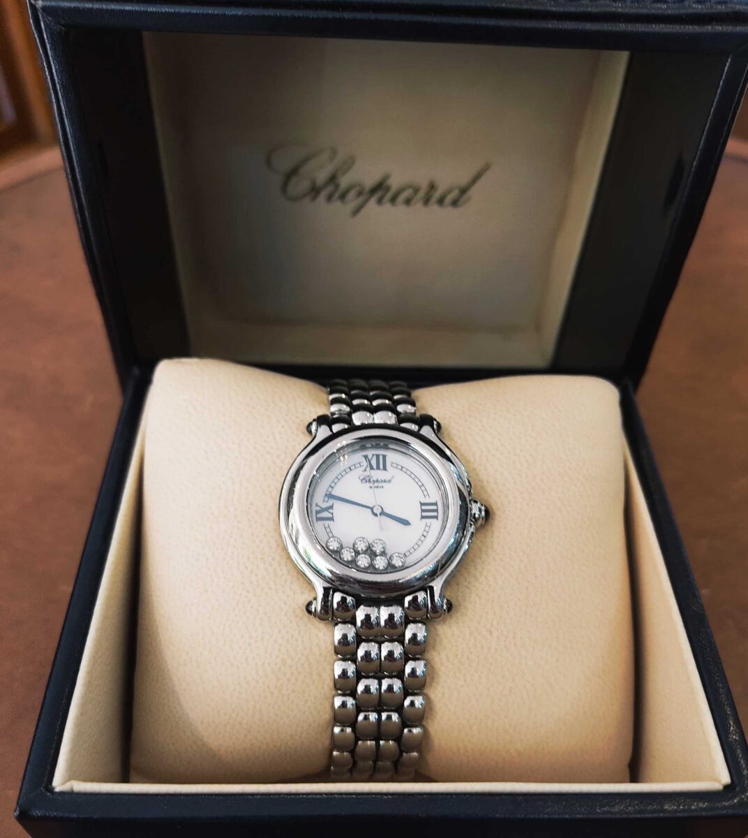 Chopard Happy Sport Diamonds Steel Quartz Ladies Watch | Gothelf A. Watches — 2