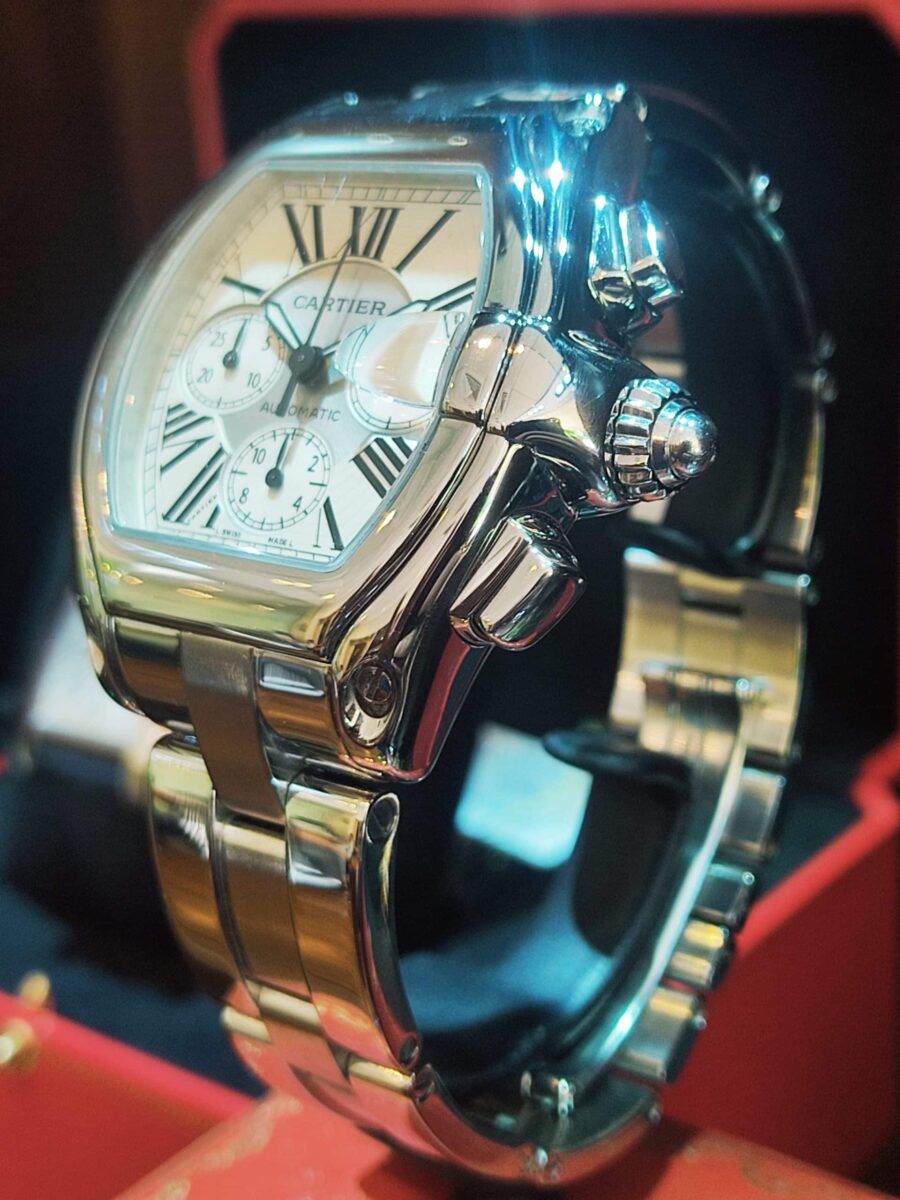 Cartier Roadster XL Chronograph Steel Automatic | Gothelf A. Watches — 3