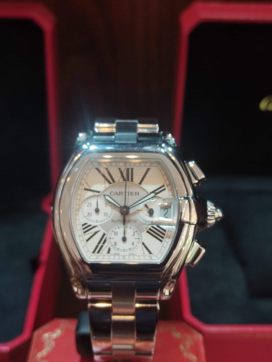Cartier Roadster XL Chronograph Steel Automatic | Gothelf A. Watches — 2