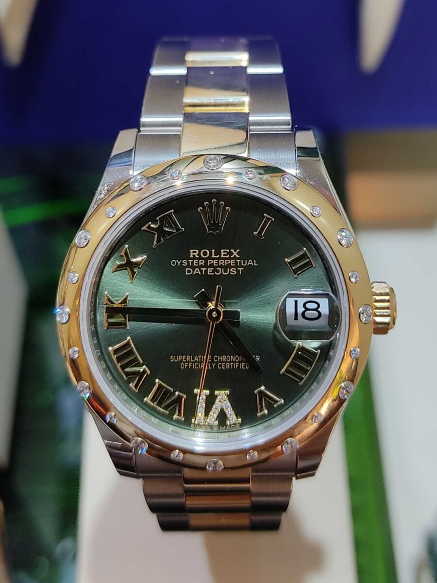 Rolex Datejust Ladies Green Diamonds 31mm | Gothelf A. Watches — 2