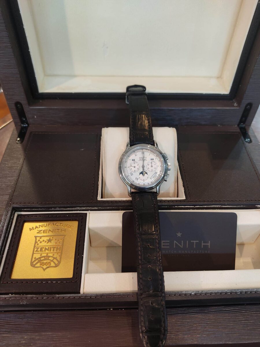 Zenith El Primero Chronomaster moonphase Tripel Calendar | Gothelf A. Watches — 3