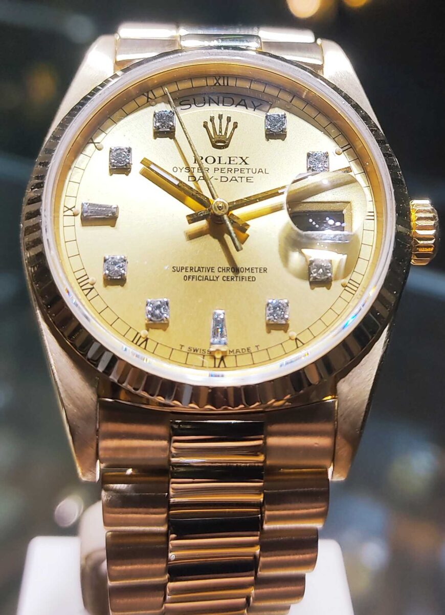 Rolex Day Date President 36mm Diamonds Dial | Gothelf A. Watches — 4