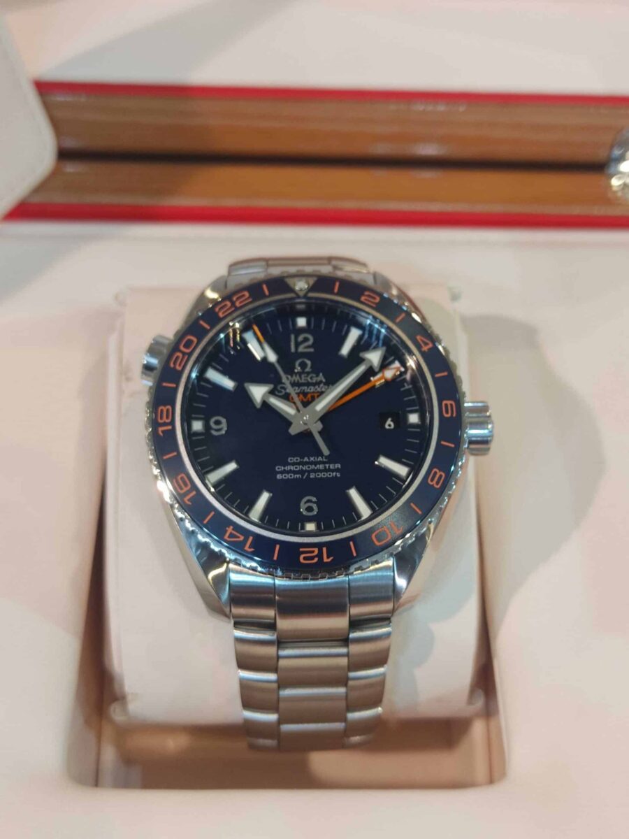 Omega Planet Ocean GMT Blue Ceramic 43.5mm | Gothelf A. Watches — 5
