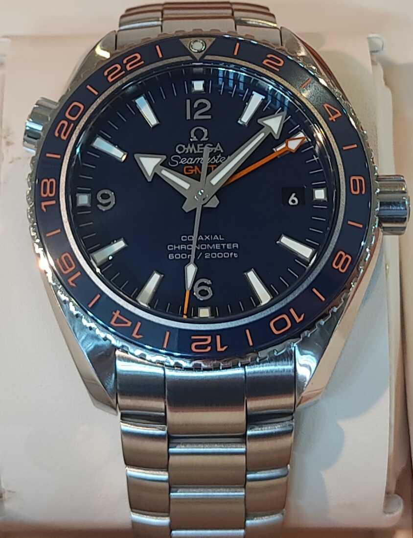 Omega Planet Ocean GMT Blue Ceramic 43.5mm | Gothelf A. Watches — 3