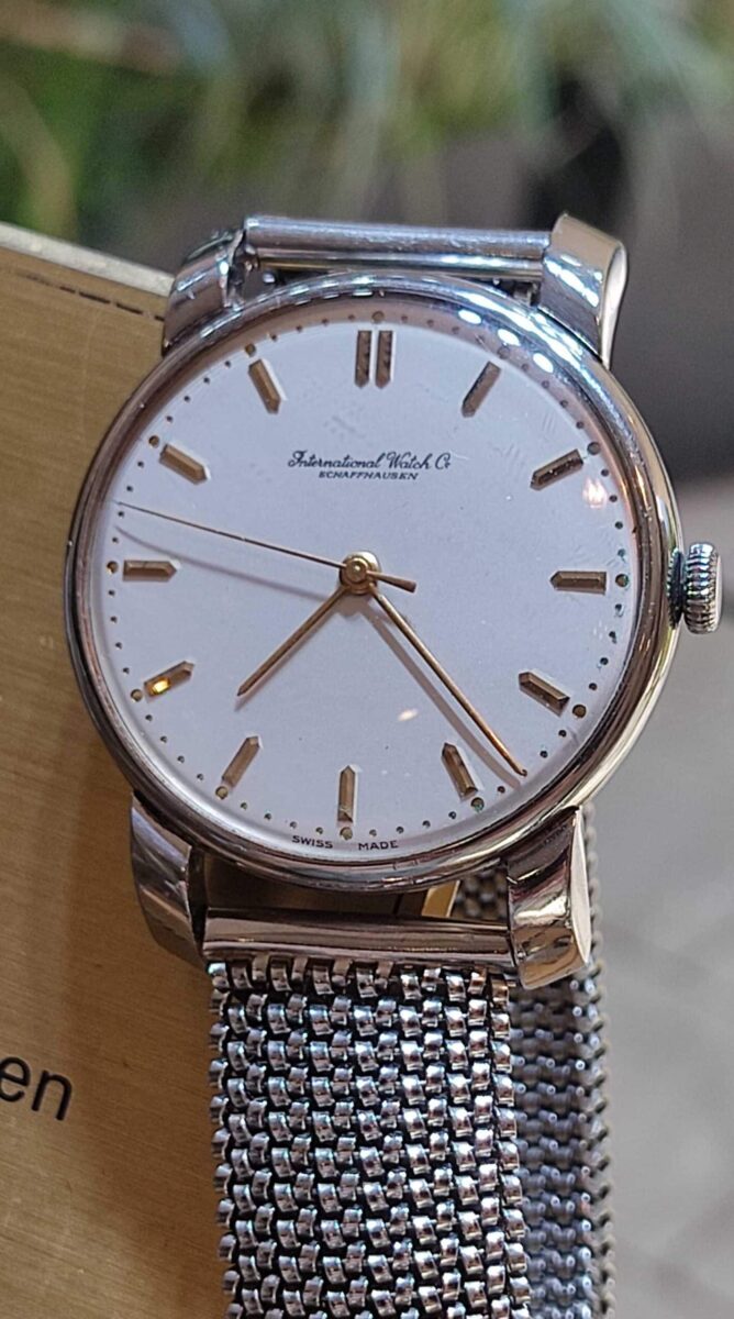 International Watch Co (IWC) Schaffhausen caliber 89 Vintage Steel | Gothelf A. Watches