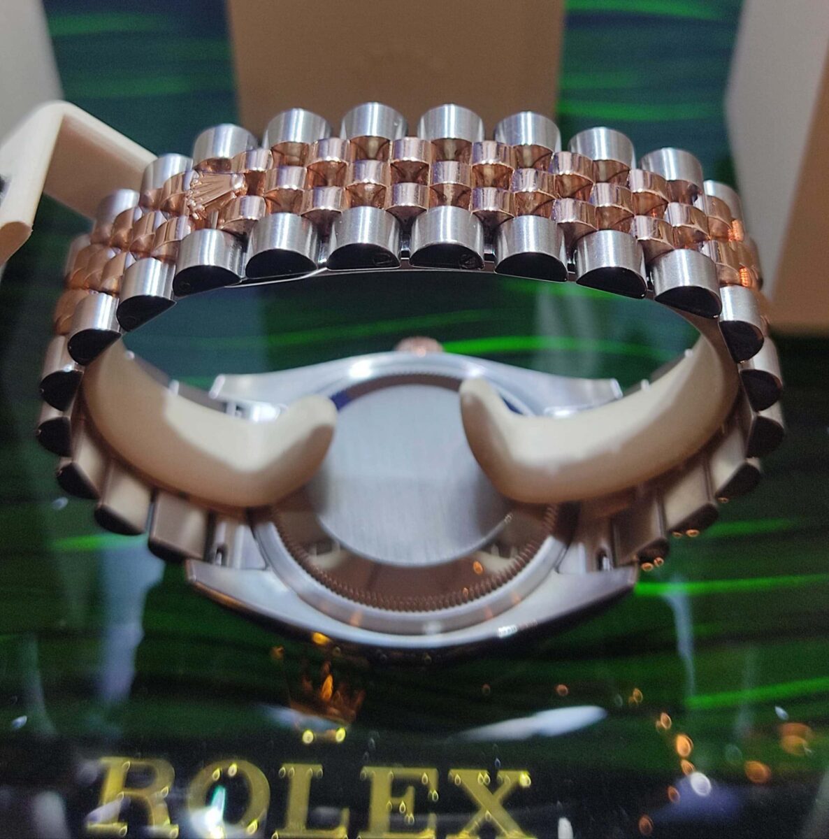 Rolex Datejust 36mm Rose Gold Diamonds Dial | Gothelf A. Watches — 3