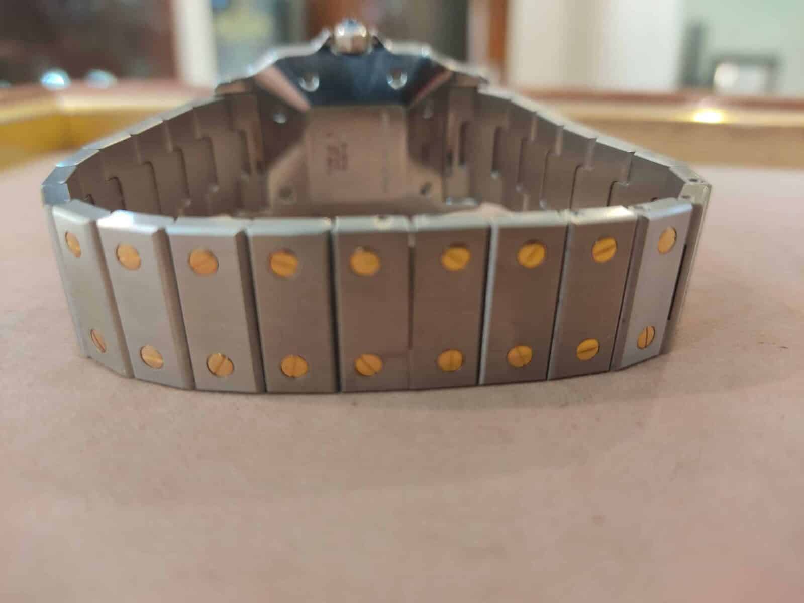 Cartier Santos Galbee Steel & Yellow Gold Automatic | Gothelf A. Watches — 3