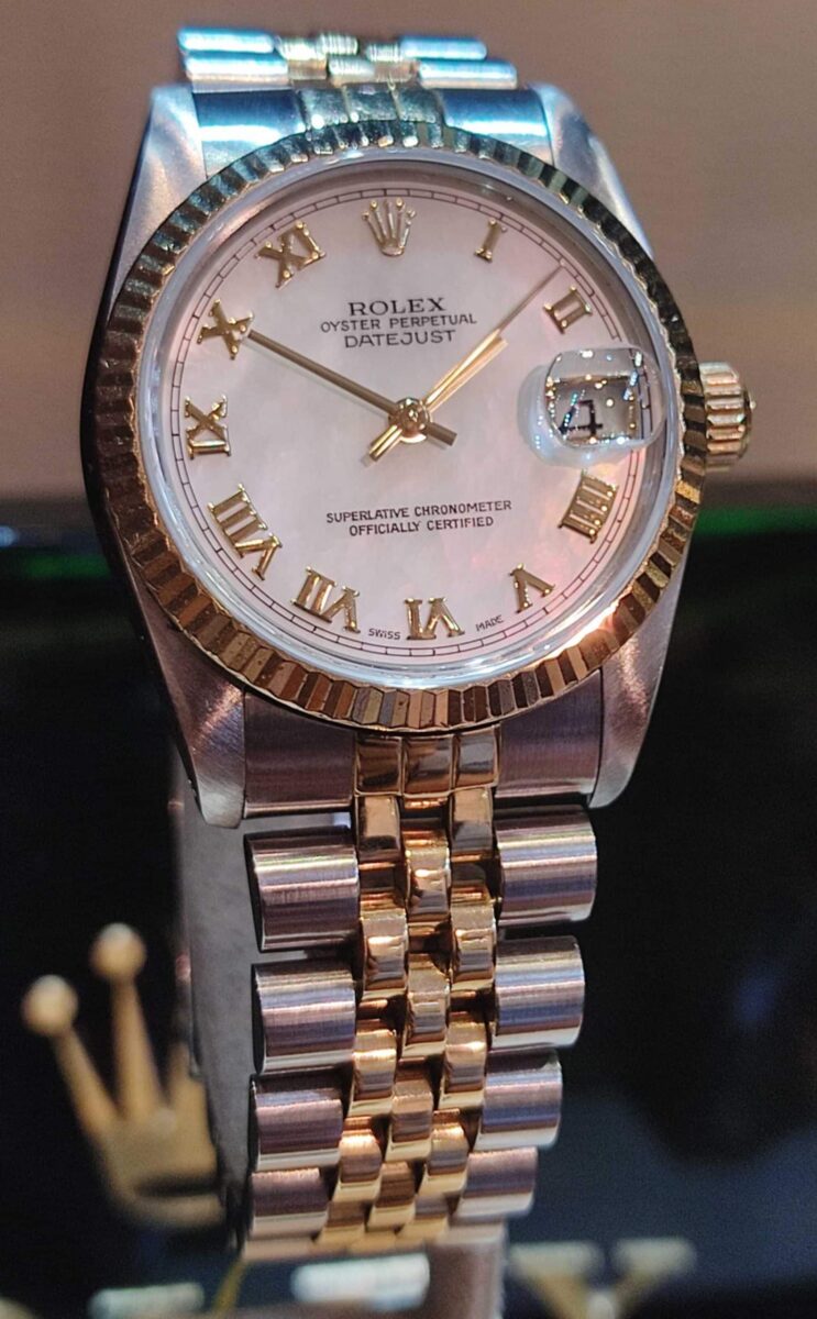 Rolex Datejust Ladies 31mm Steel & 18k Yellow Gold MOP Dial | Gothelf A. Watches — 2