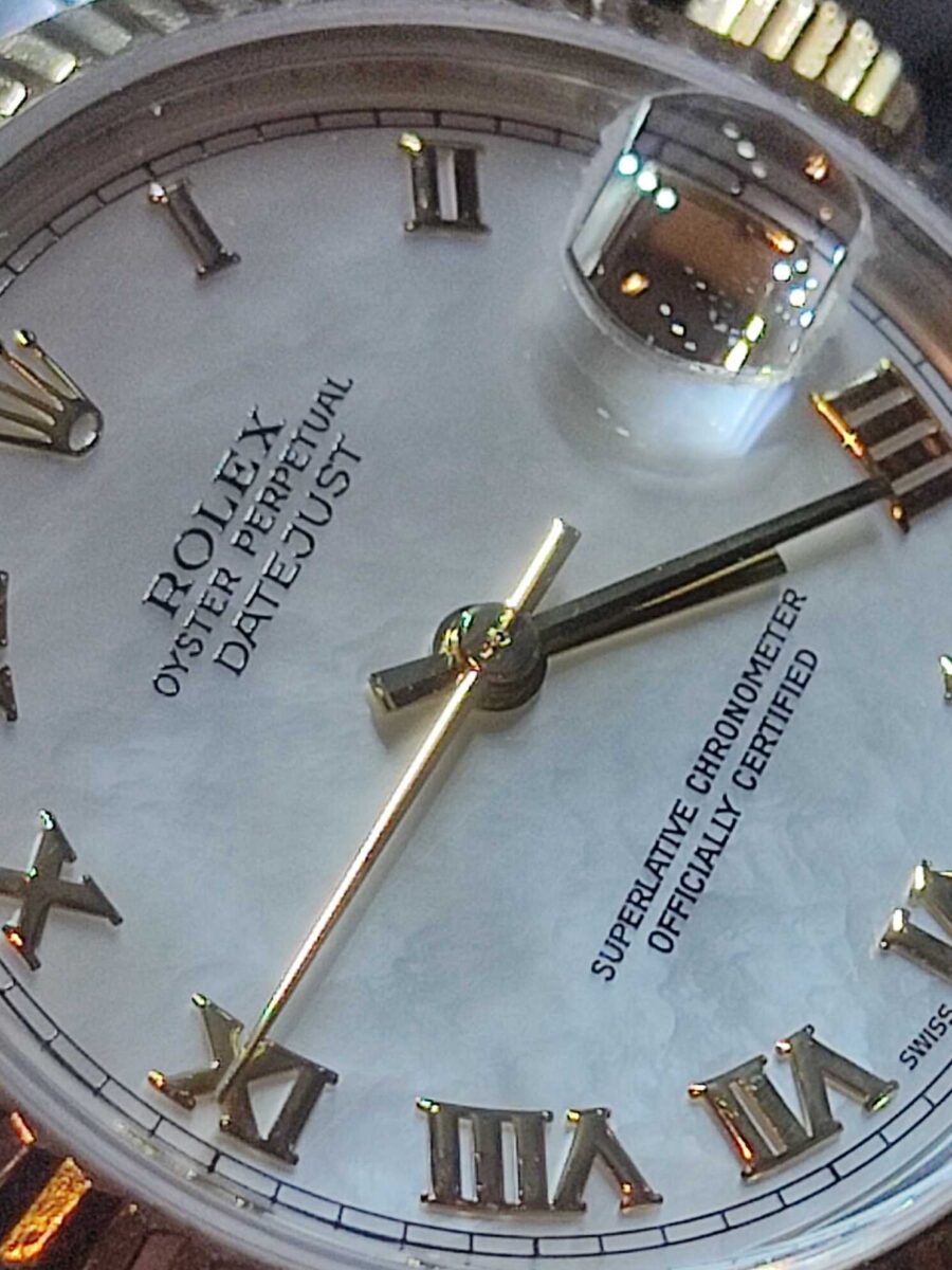 Rolex Datejust Ladies 31mm Steel & 18k Yellow Gold MOP Dial | Gothelf A. Watches — 3