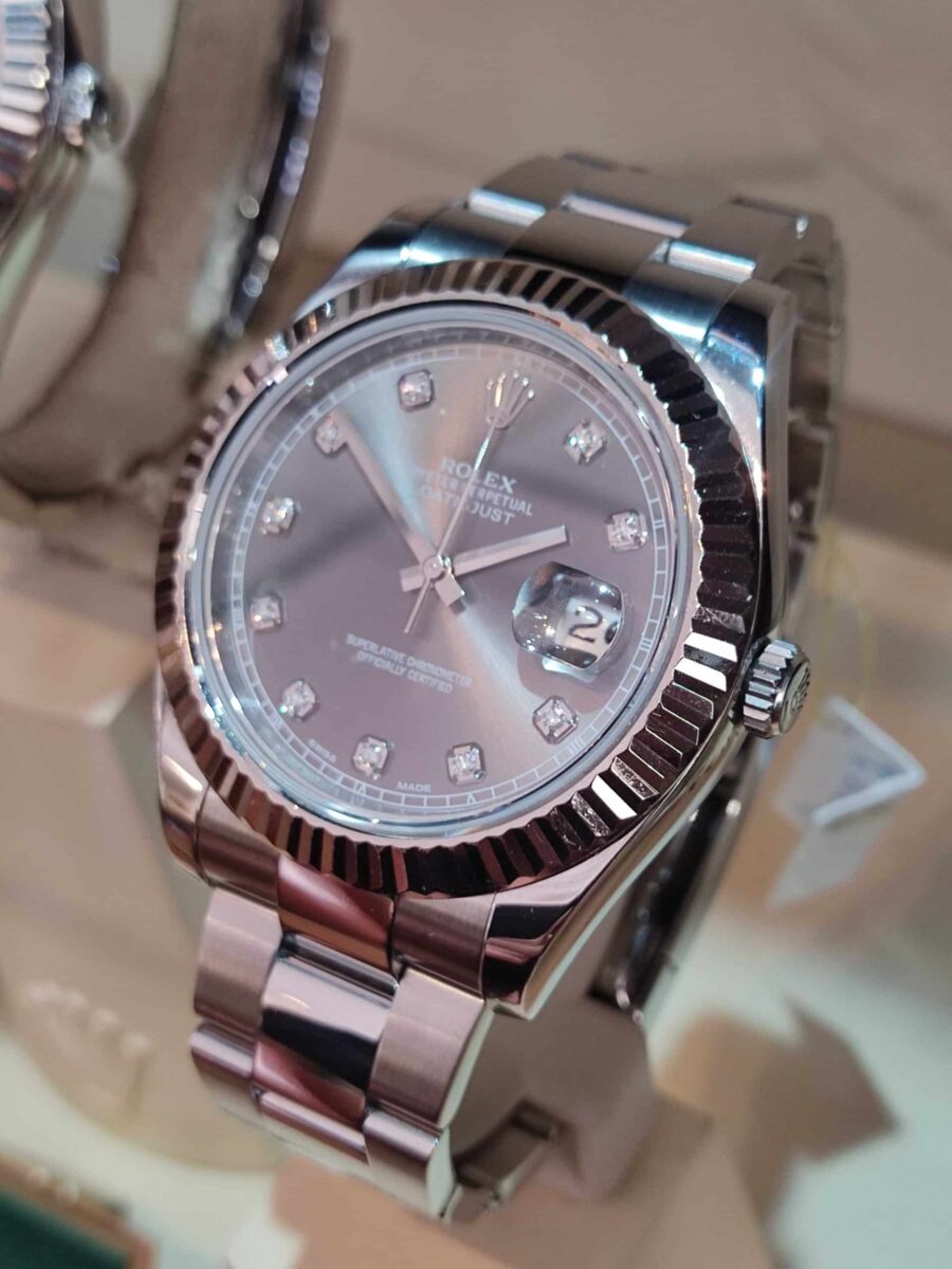 Rolex Datejust II Rhodium Diamonds Dial 41mm | Gothelf A. Watches — 3