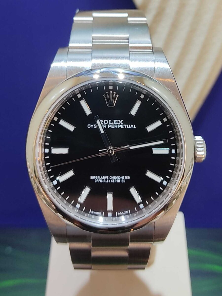 Rolex Oyster Perpetual 39mm Black Dial | Gothelf A. Watches