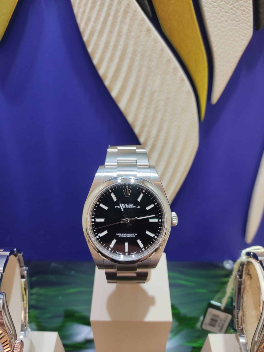 Rolex Oyster Perpetual 39mm Black Dial | Gothelf A. Watches — 2